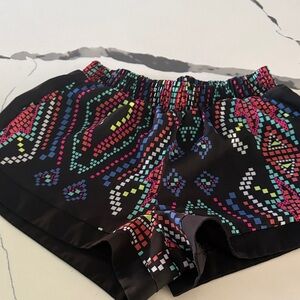 Love on a Hanger Black Geometric Women's Shorts